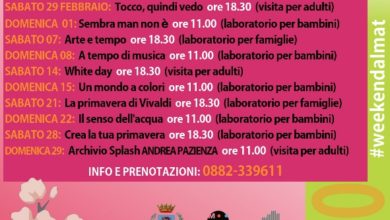 Photo of WEEK-END AL MUSEO: LABORATORI E VISITE PER GRANDI E PICCOLI NEI FINE SETTIMANA DI MARZO