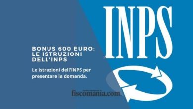 Photo of Da oggi bonus 600 euro, a chi spetta. Come richiederlo all’Inps: le istruzioni