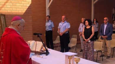 Photo of Il Vescovo Checchinato al carcere per celebrare la festa di San Basilide Patrono della Polizia Penitenziaria