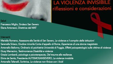 Photo of SABATO 4 DICEMBRE AL MAT IL CONVEGNO: LA VIOLENZA INVISIBILE, RIFLESSIONI E CONSIDERAZIONI.