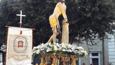 Photo of GESŬ FLAGELLATO ALLA COLONNA. La statua esce la mattina del Venerdì Santo
