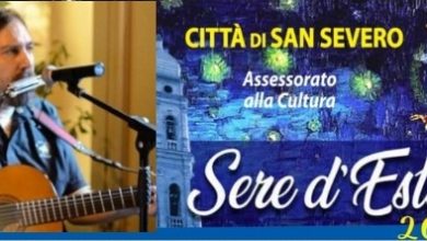 Photo of NAZARIO TARTAGLIONE IN CONCERTO IN SAN SEVERO SERE D’ESTATE 2022 – CANZONI E BUONUMORE